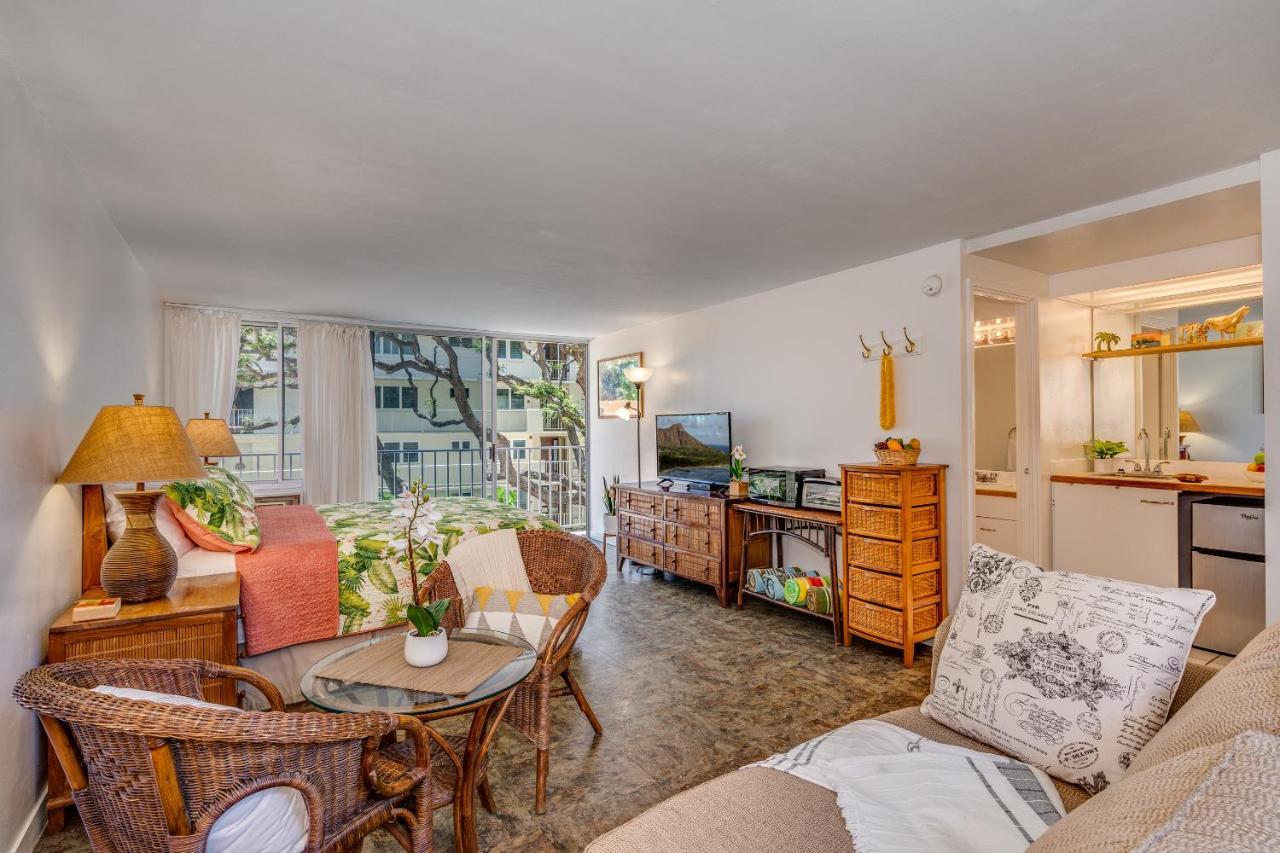 @ Marbella Lane - Breezy Studio@Diamond Head Beach Hotel Honolulu Exterior foto